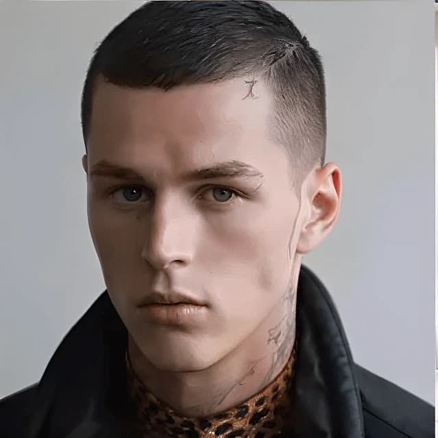 #6 guard buzz cut - 19mm visual example