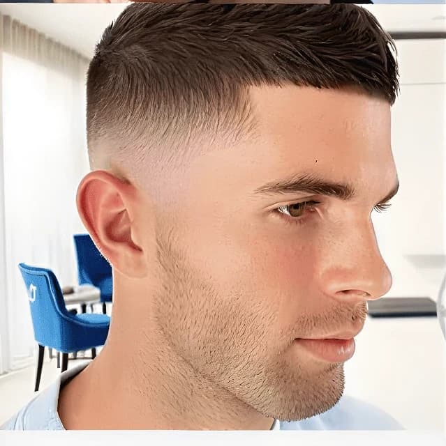 #7 guard buzz cut - 22mm visual example