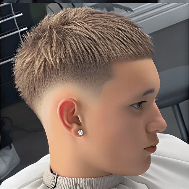 #8 guard buzz cut - 25mm visual example